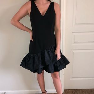 Vince Camuto V neck, V back dress